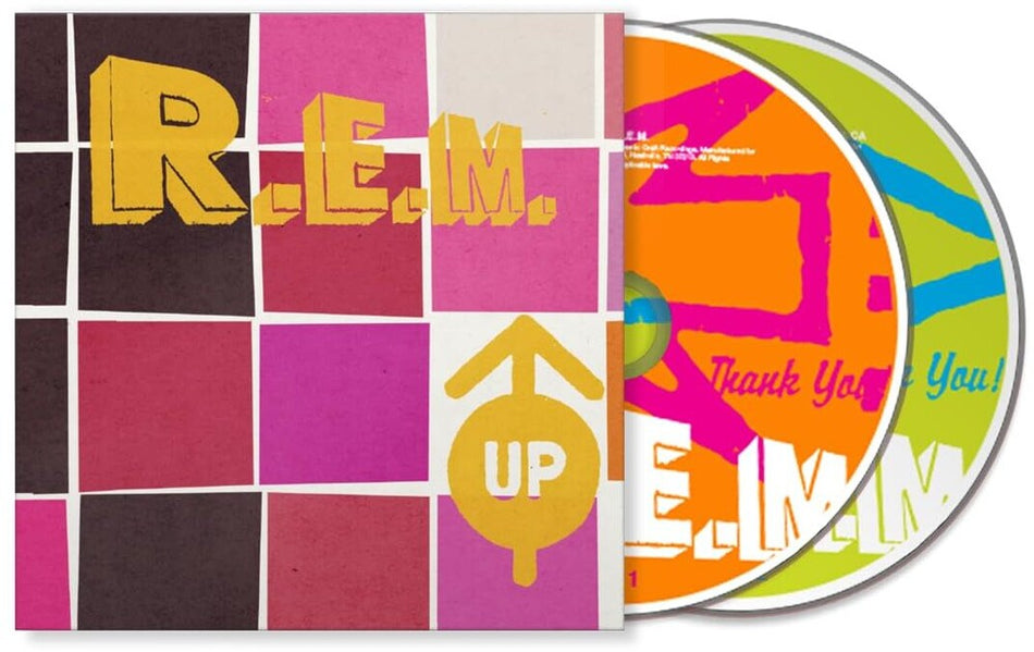 the album cover for R.E.M. - Up: 25th Anniversary Deluxe Edition [2CD]