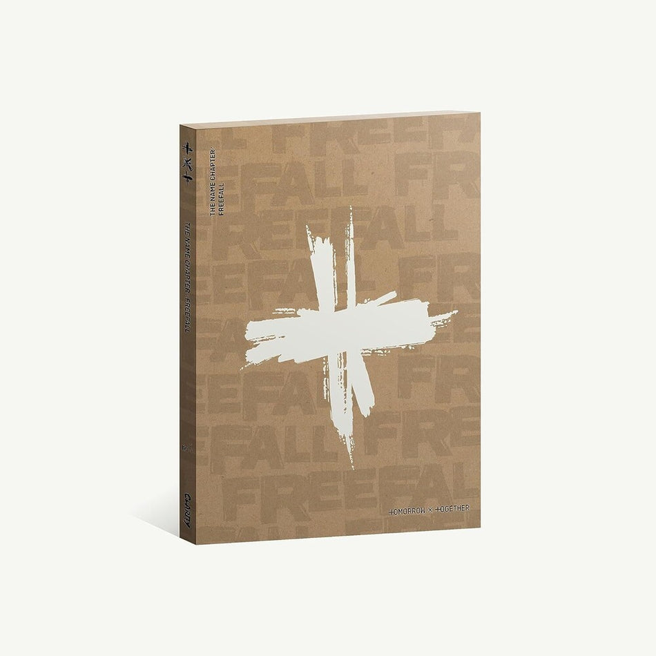 the album cover for TOMORROW X TOGETHER - The Name Chapter: FREEFALL [CLARITY] [Autographed Version]