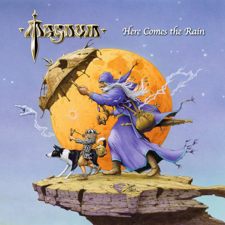 the album cover for Magnum - Here Comes The Rain