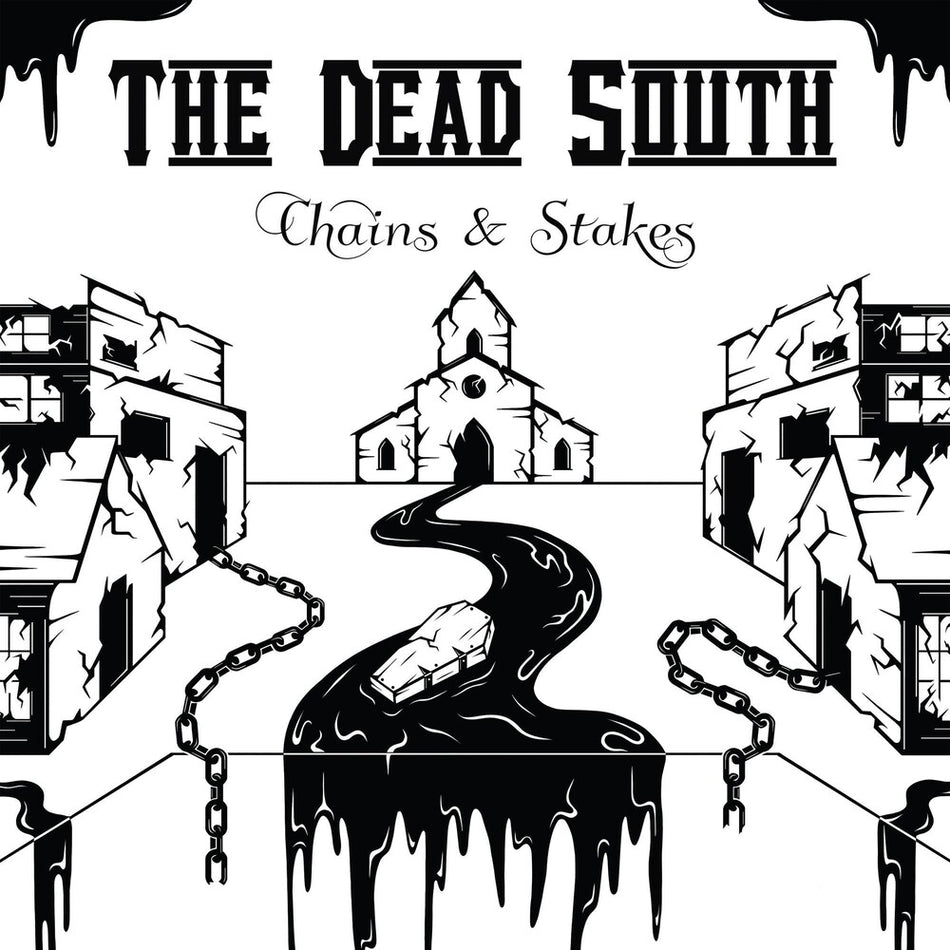 the album cover for The Dead South - Chains & Stakes