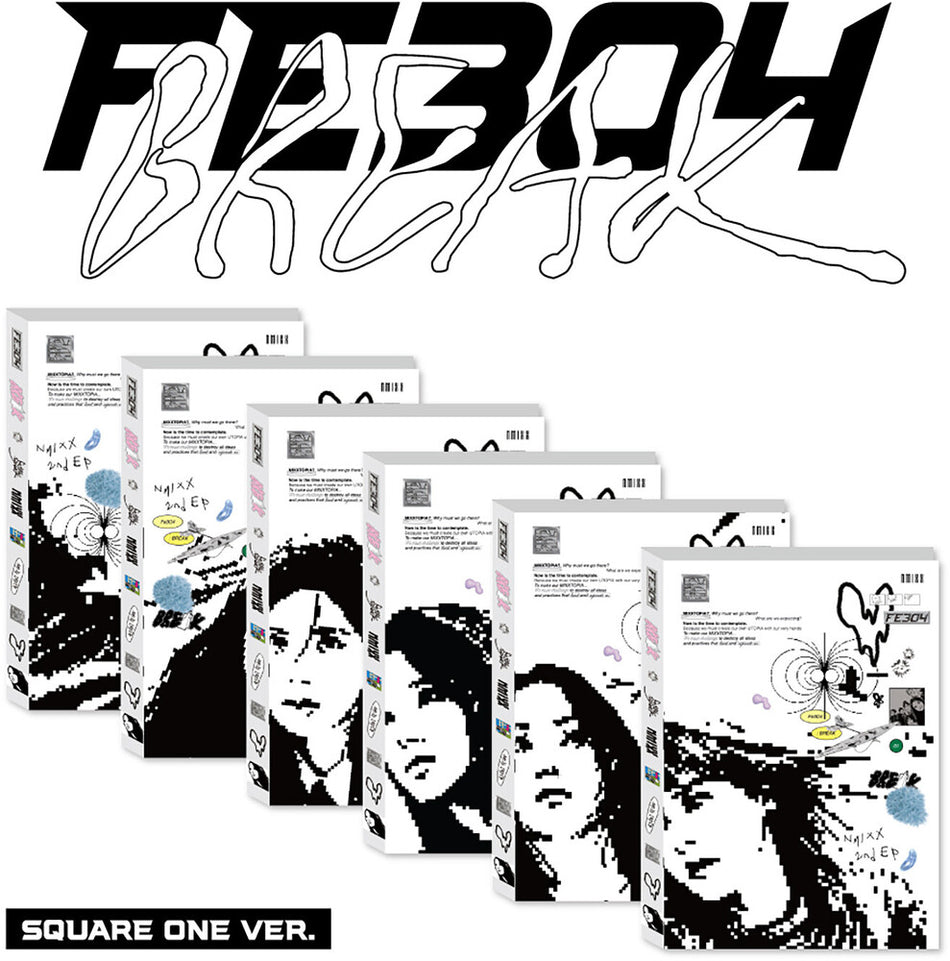 the album cover for NMIXX - Fe304: BREAK [Square One Version]