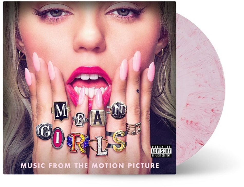 the album cover for Reneé Rapp / Auli’I Cravalho - Mean Girls (Music From The Motion Picture) [Candy Floss LP]