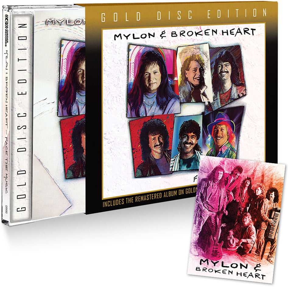 the album cover for Mylon & Broken Heart - Face The Music
