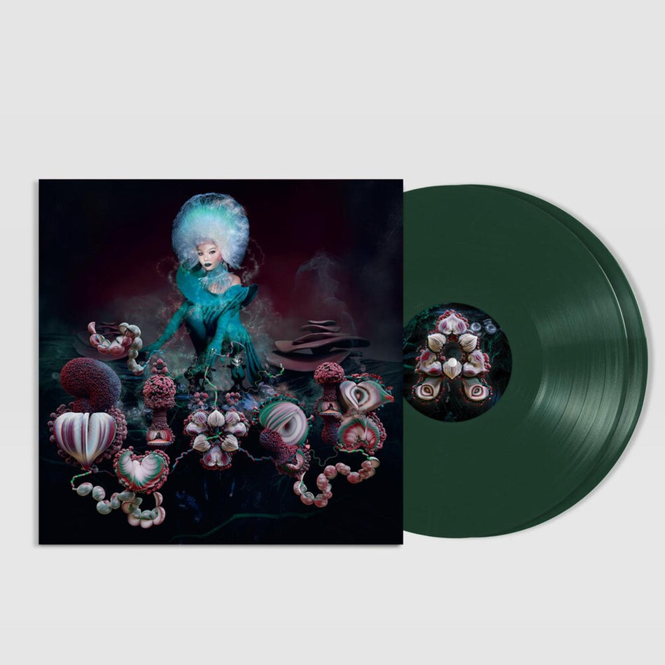 the album cover for Björk - Fossora [Colored Vinyl] (Grn) [Indie Exclusive]