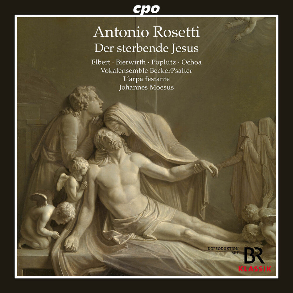 the album cover for Rosetti / Vokalensemble Beckerpsalter - Der Sterbende Jesus