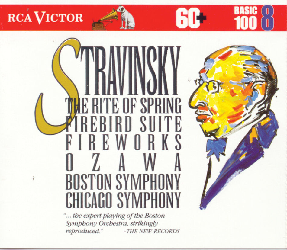 the album cover for I. STRAVINSKY - Rite Of Spring / Firebird Suite