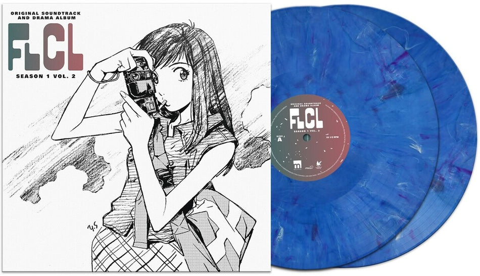 the album cover for the pillows - FLCL Season 1 Vol. 2 (Original Soundtrack) (Drama Album)