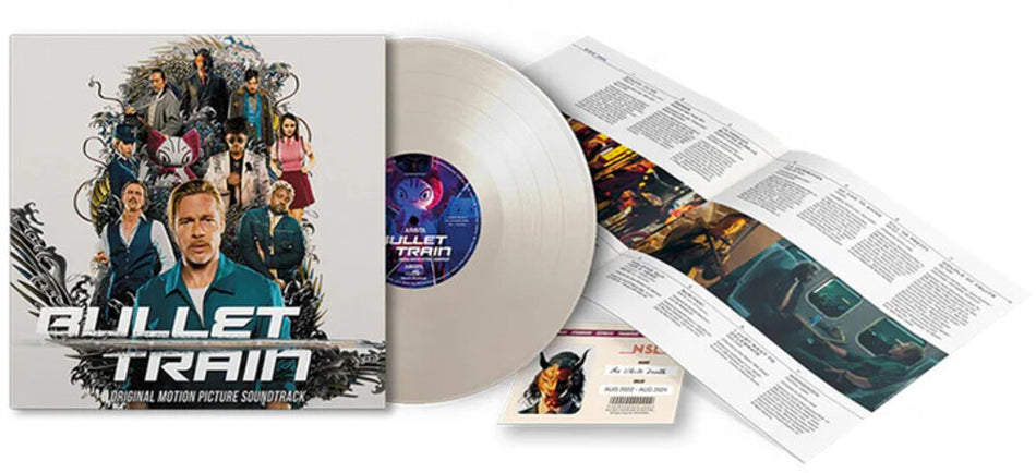 the album cover for Bullet Train - O.S.T. (Colv) (Ltd) (Ogv) (Wht) - Bullet Train - O.S.T. [Colored Vinyl] [Limited Edition] [180 Gram] (Wht)
