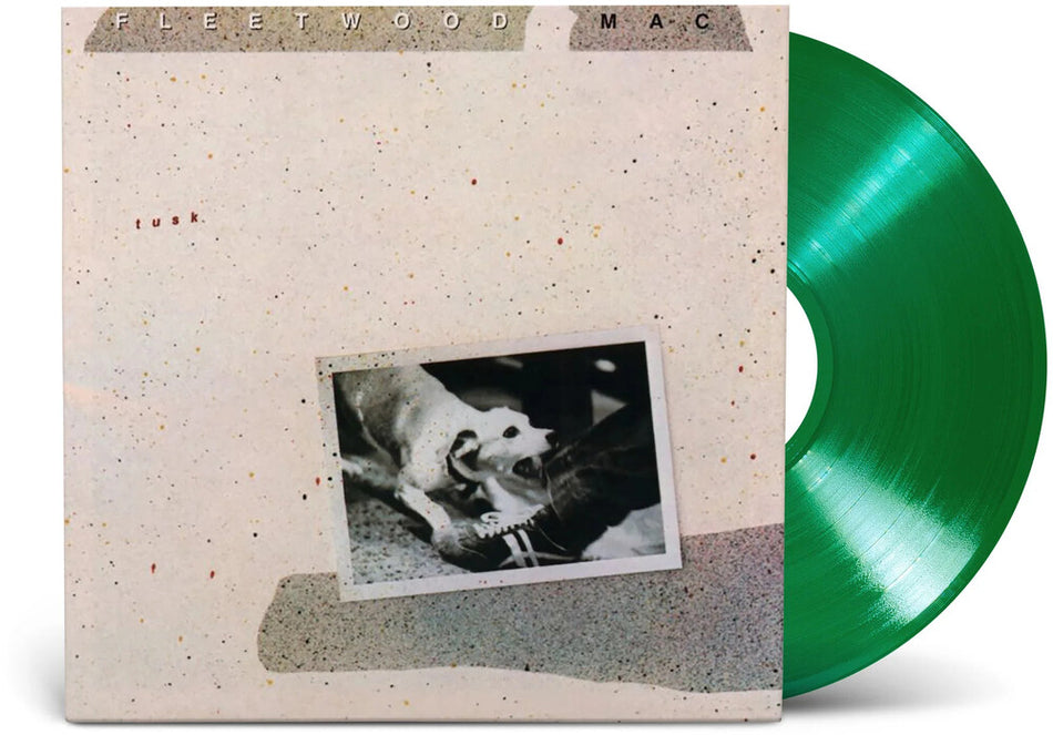 the album cover for Fleetwood Mac - Tusk [Clear Vinyl] (Grn) (Hol)