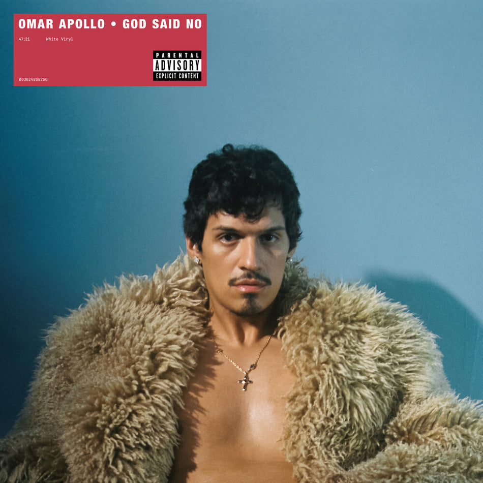 the album cover for Omar Apollo - God Said No [Standard White LP]