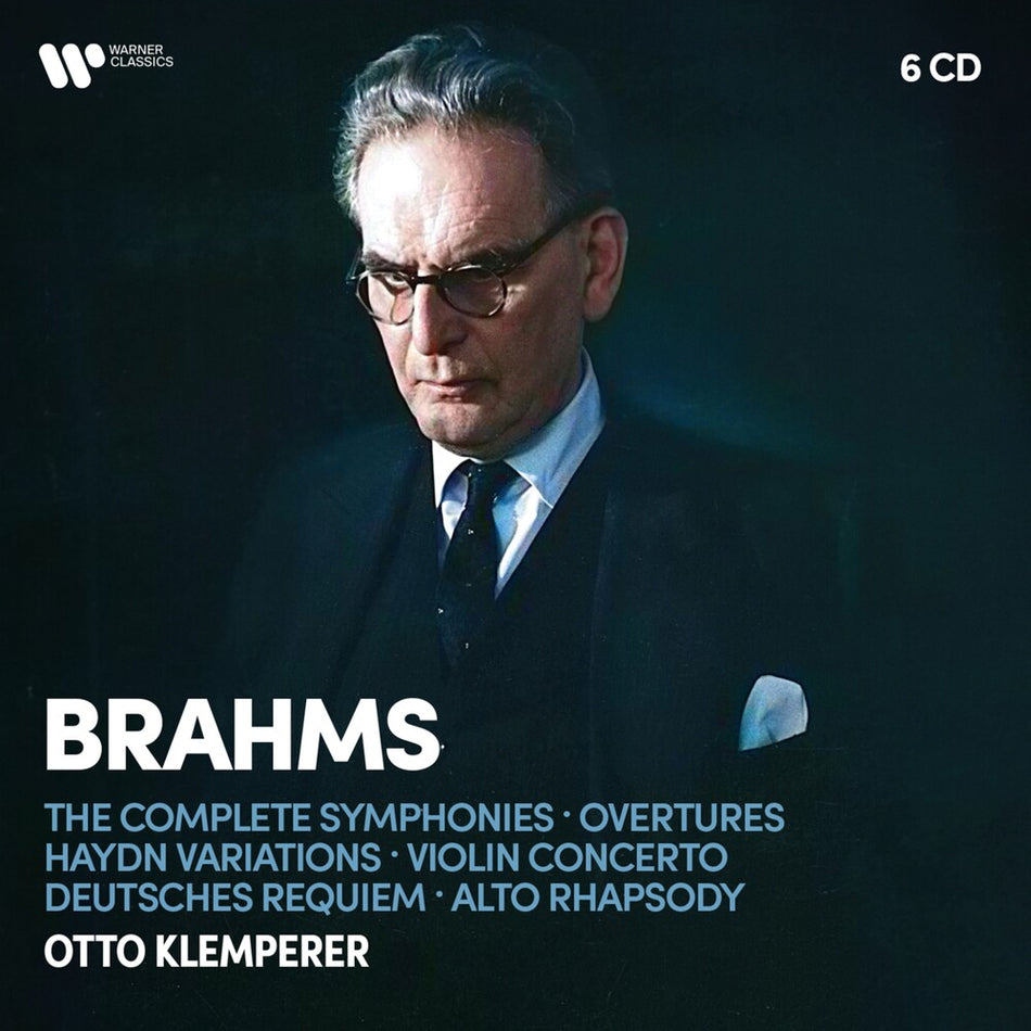 the album cover for Otto Klemperer - Brahms: Complete Symphonies + More