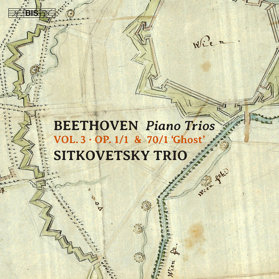 the album cover for L Beethoven .V. / Sitkovetsky Trio - Piano Trios, Vol. 3 (Hybr)