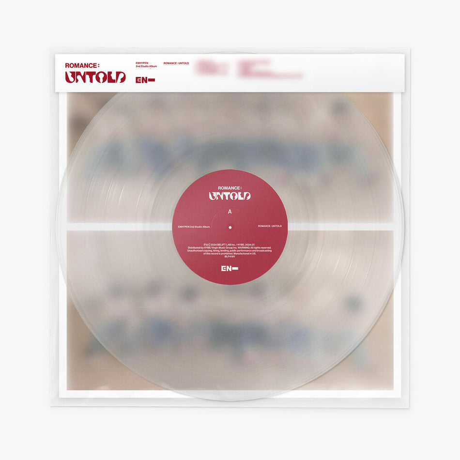 the album cover for ENHYPEN - ROMANCE : UNTOLD [Vinyl]