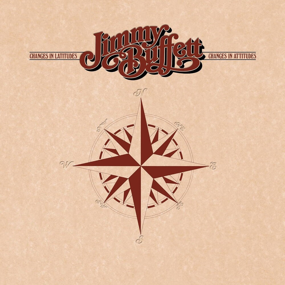 the album cover for Jimmy Buffett - Changes In Latitudes, Changes In Attitudes