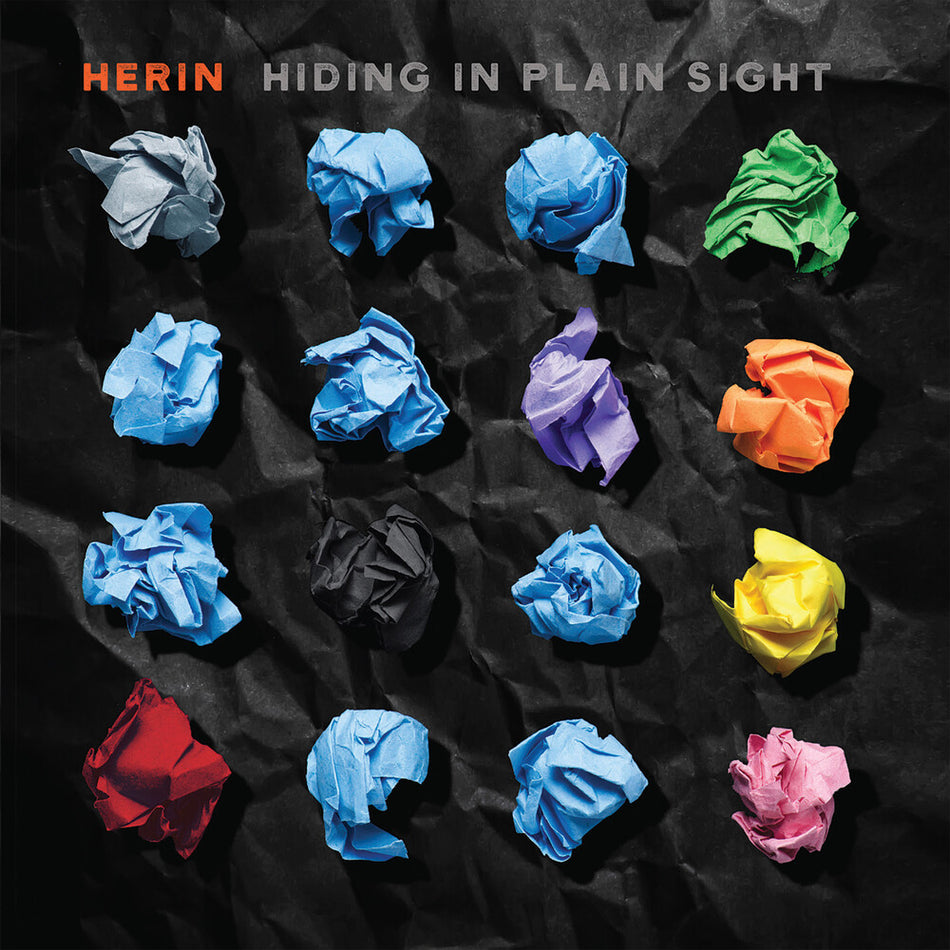 the album cover for HERIN - Hiding In Plain Sight