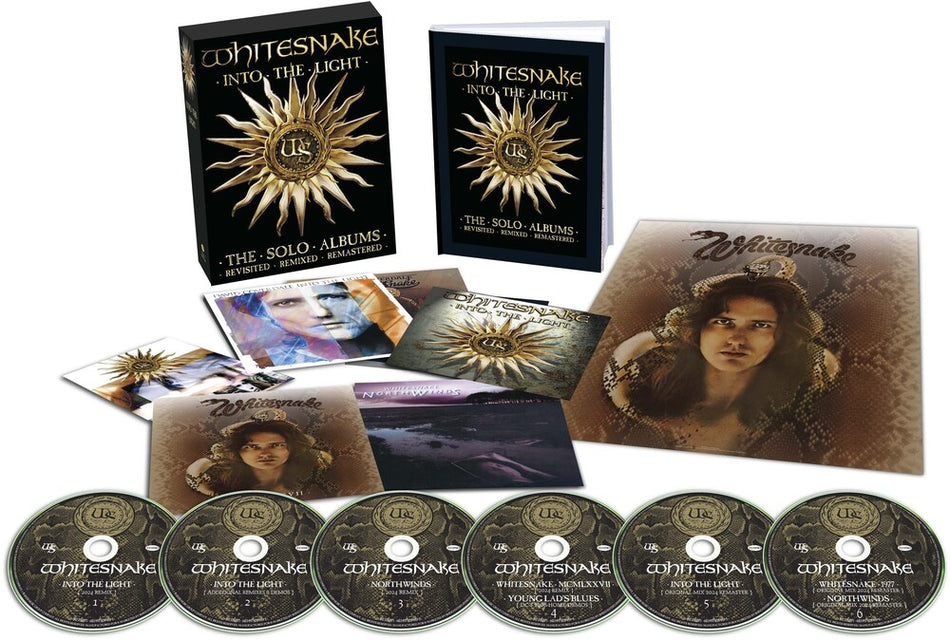 the album cover for Whitesnake - Into The Light: The Solo Albums