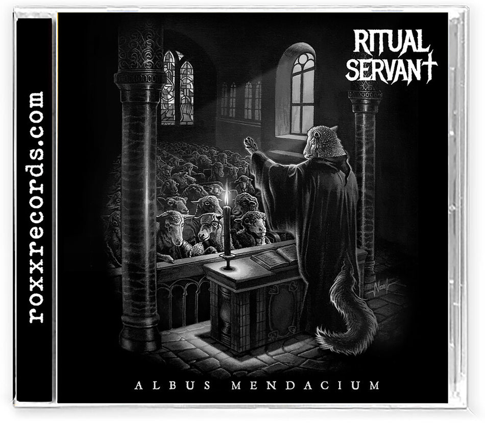 the album cover for Ritual Servant - Albus Mendacium [Limited Edition]