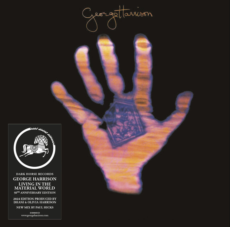 the album cover for George Harrison - Living in the Material World (50th Anniversary) -  [CD]