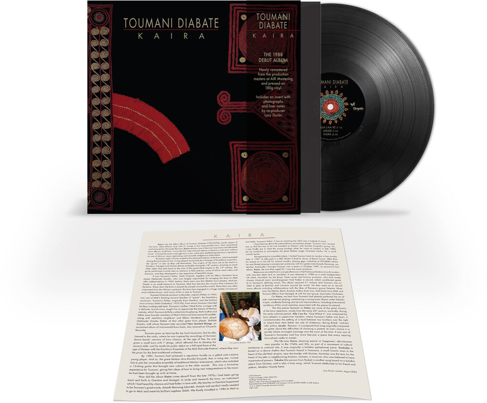 the album cover for Toumani Diabate - Kaira