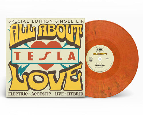 TESLA - ALL ABOUT LOVE (ORANGE VINYL)