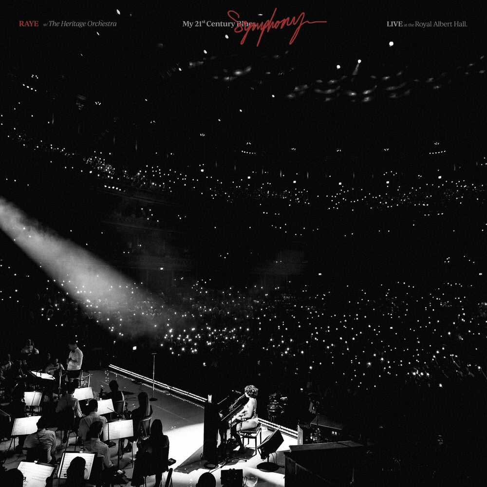 the album cover for Raye -  My 21st Century Symphony. (Live at the Royal Albert Hall) [DVD video &amp; Compact Disc]