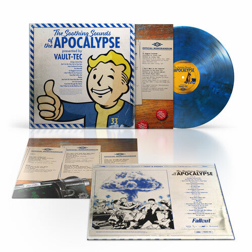 VARIOUS ARTISTS - FALLOUT - SOOTHING SOUNDS OF THE APOCALYPSE (BLUE VINYL)