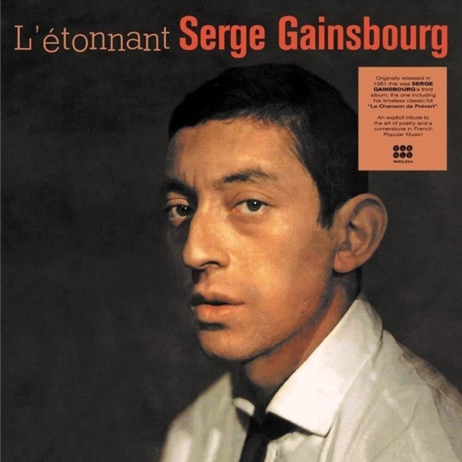 the album cover for Serge Gainsbourg - L'etonnant