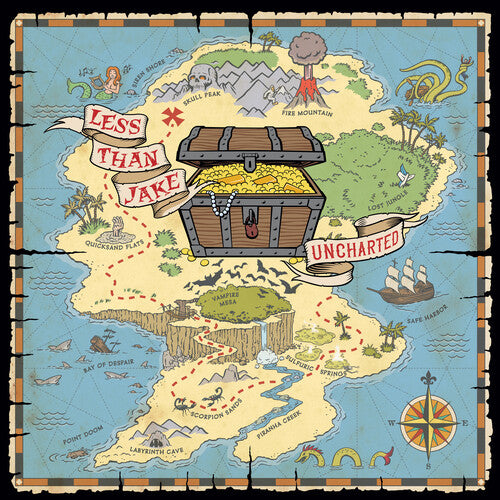 LESS THAN JAKE- UNCHARTED (COLORED LP)