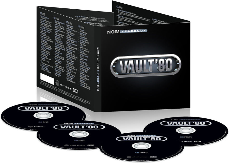 the album cover for Now Yearbook The Vault: 1980 / Various (Uk) - Now Yearbook The Vault: 1980 / Various (Uk)