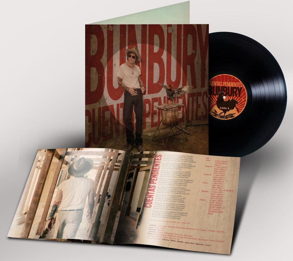 the album cover for Bunbury - Cuentas Pendientes (Spa)