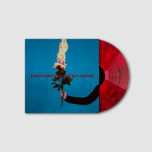 AS DECEMBER FALLS- EVERYTHIN'S ON FIRE BUT I'M FINE (RED LP)