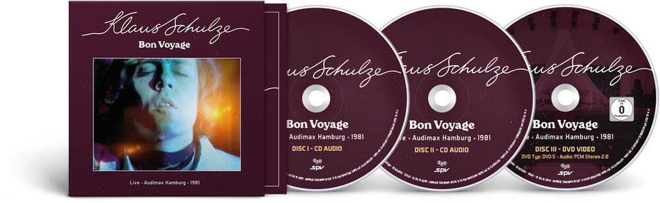 the album cover for Klaus Schulze - Bon Voyage (Live Audimax Hamburg 1981) (Bonus Dvd)