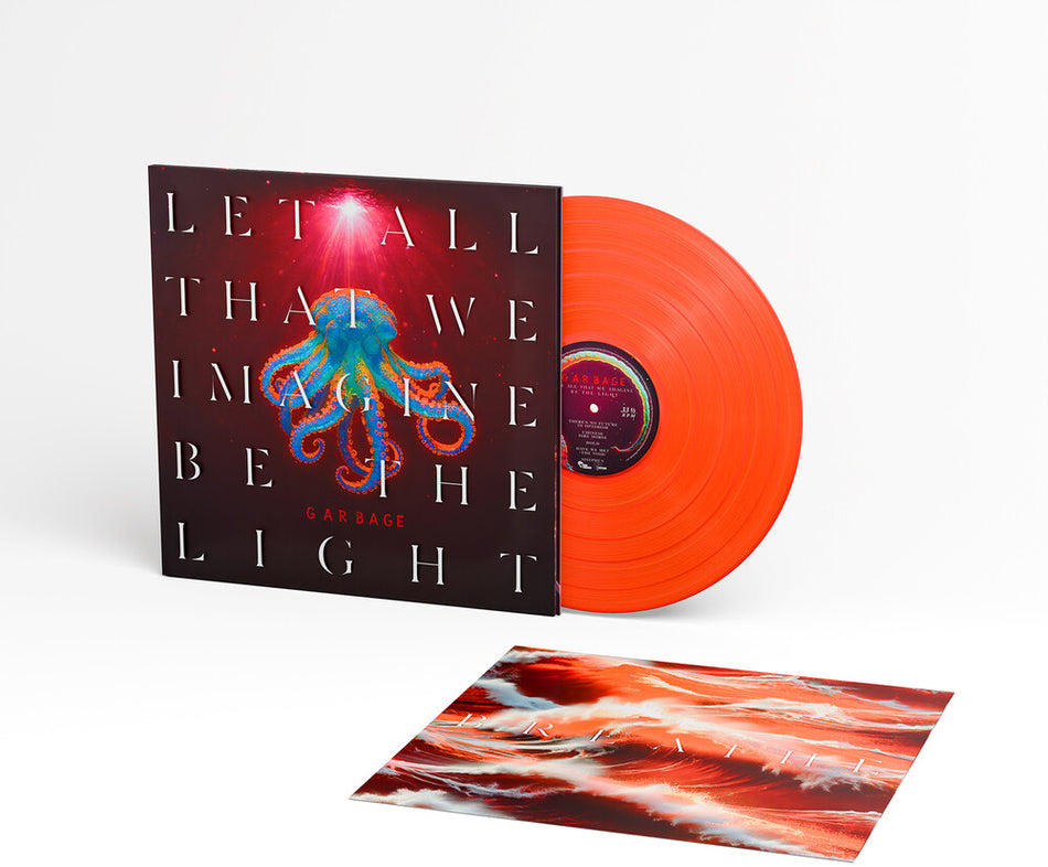 the album cover for Garbage - Let All That We Imagine Be The Light [Orange LP]