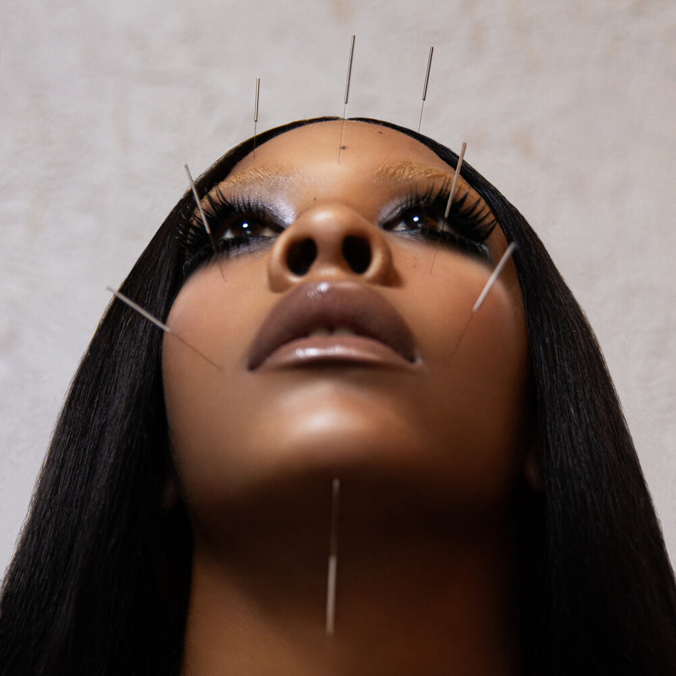 the album cover for Rico Nasty - LETHAL [Indie Exclusive Saw Blade Clear Vinyl]