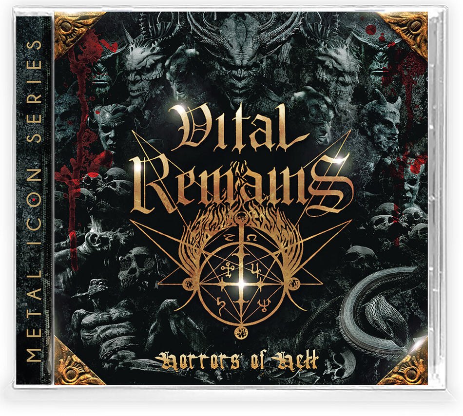 the album cover for Vital Remains - Horrors Of Hell [Limited Edition] [Remastered]