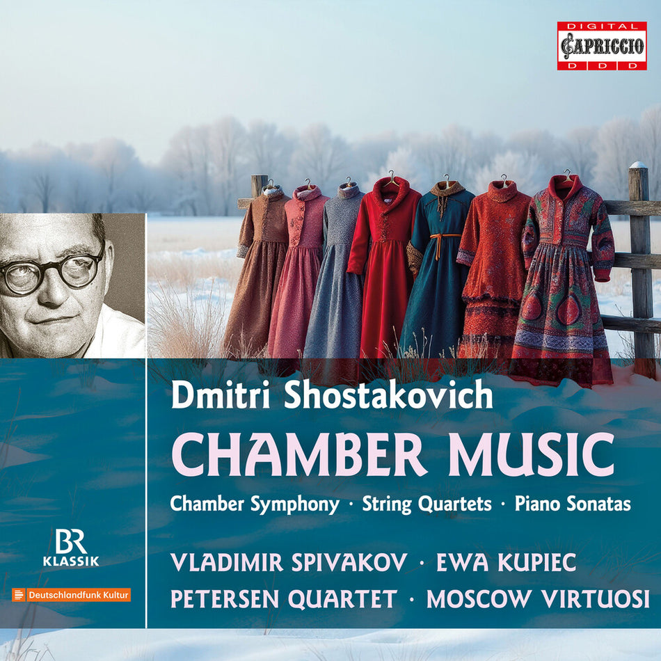 the album cover for Kushpler, Zoryana - Shostakovich: Chamber Music