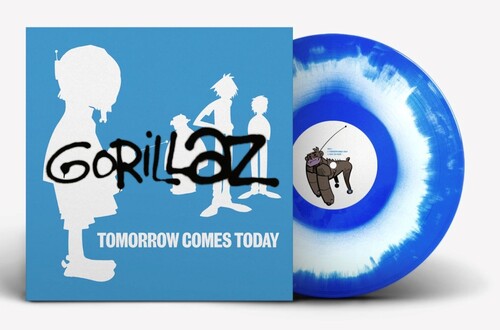 GORILLAZ - TOMORROW COMES TODAY EP (BLUE/WHITE VINYL)