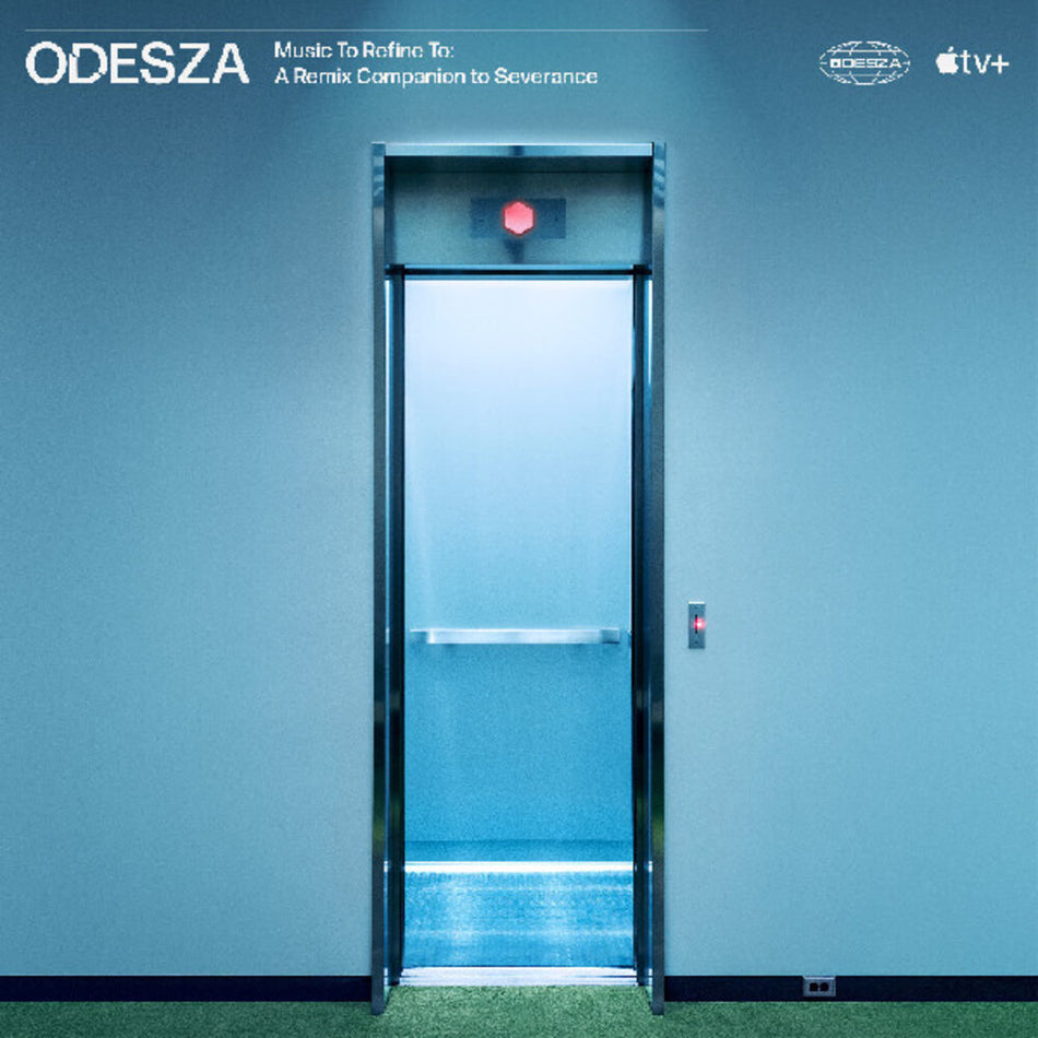 the album cover for ODESZA - Music To Refine To: A Remix Companion To Severance [Pearl / Sunrise Transparent Vinyl]