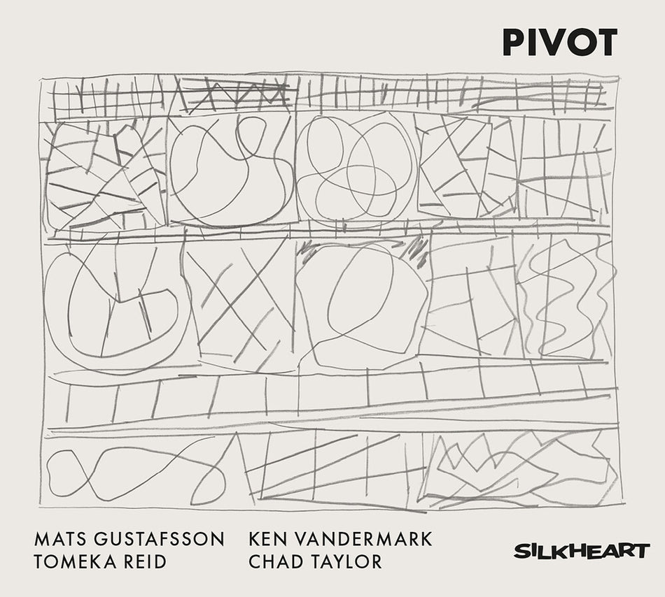 the album cover for Gustafsson, Mats / Vandermark, Ken / Reid, Tomeka - Pivot
