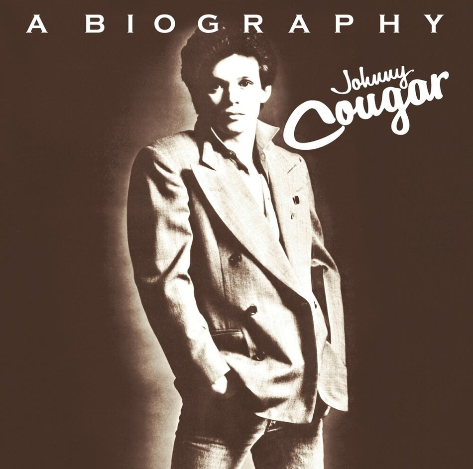the album cover for John Mellencamp - Johnny Cougar: A Biography (Hol)