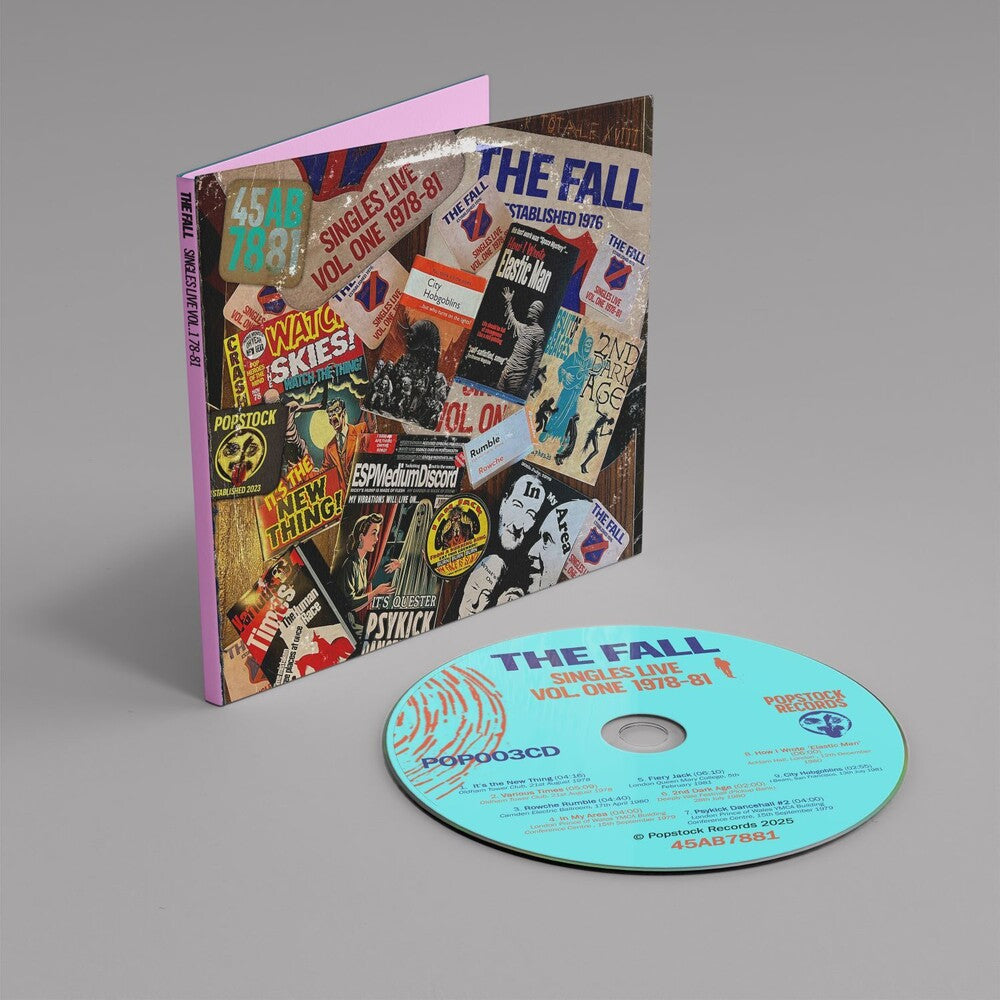the album cover for FALL - Singles Live Vol.1: '78 - '81