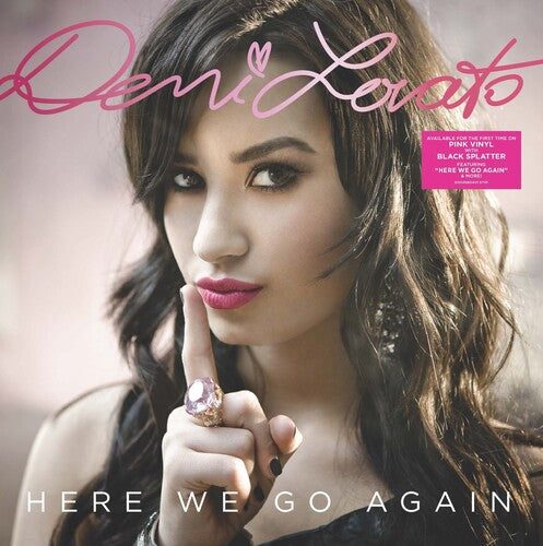 DEMI LOVATO - HERE WE GO AGAIN (PINK/BLACK SPLATTER VINYL)