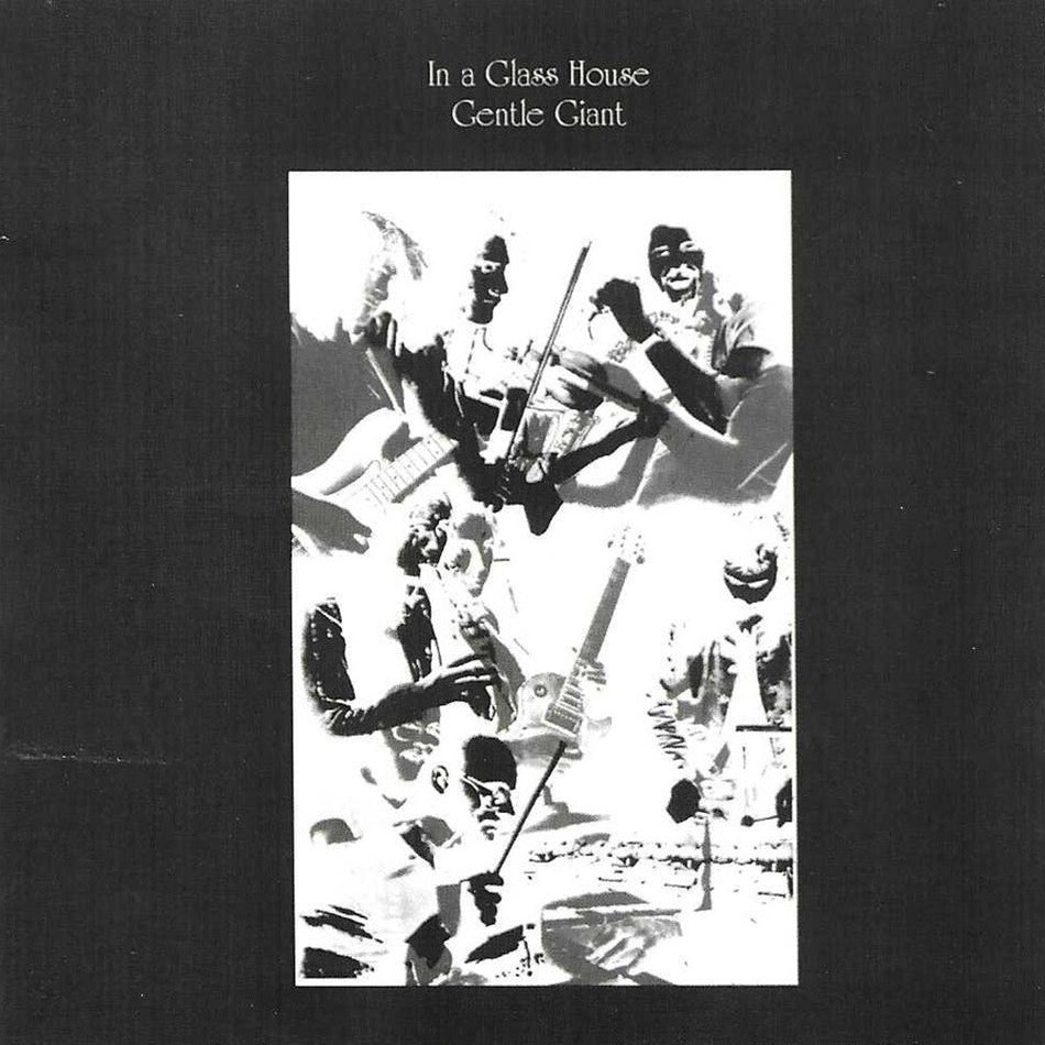 the album cover for Gentle Giant - In A Glass House