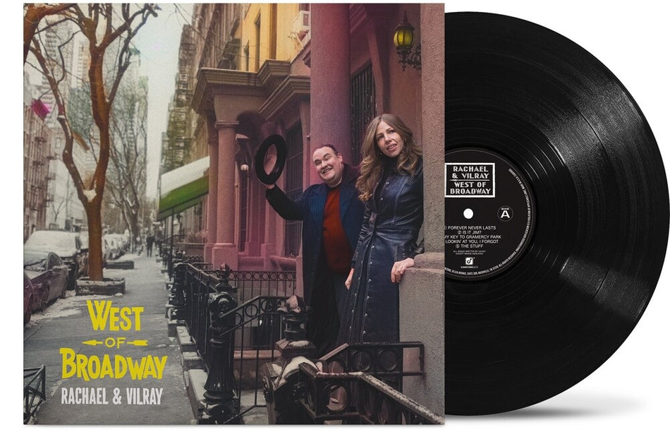 the album cover for Rachael &amp; Vilray - West Of Broadway