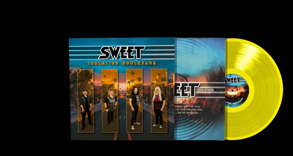 the album cover for Sweet - Isolation Boulevard - Yellow [Colored Vinyl] [Limited Edition] (Ylw)