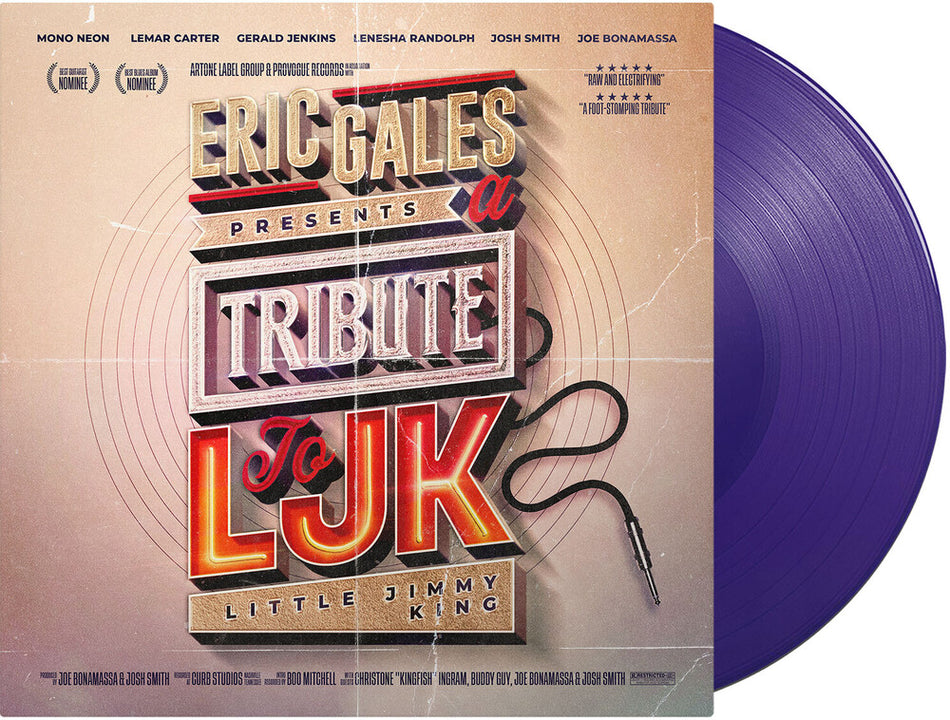 the album cover for Eric Gales - Tribute To Ljk