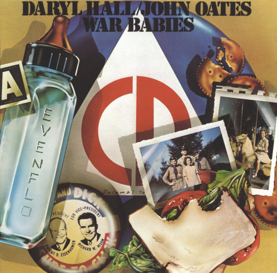 the album cover for Daryl Hall  / Oates,John - War Babies (Hol)