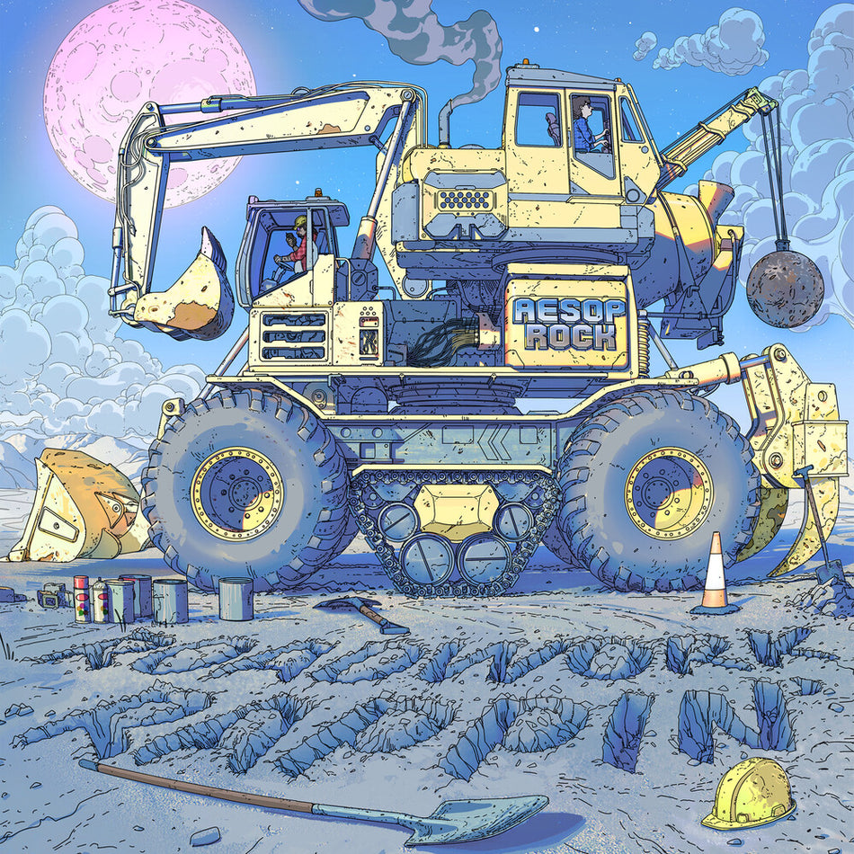 the album cover for Aesop Rock - Roadwork Rappin' [Colored Vinyl] (Pict)