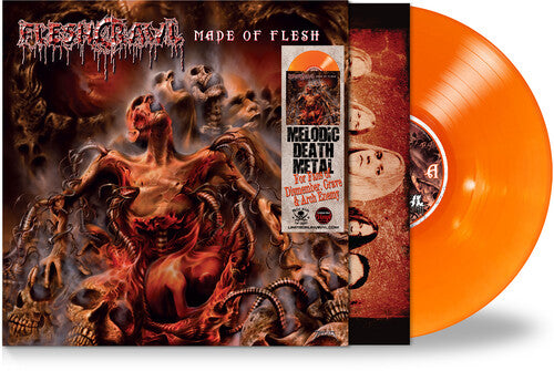 FLESHCRAWL- MADE OF FLESH (ORANGE LP)