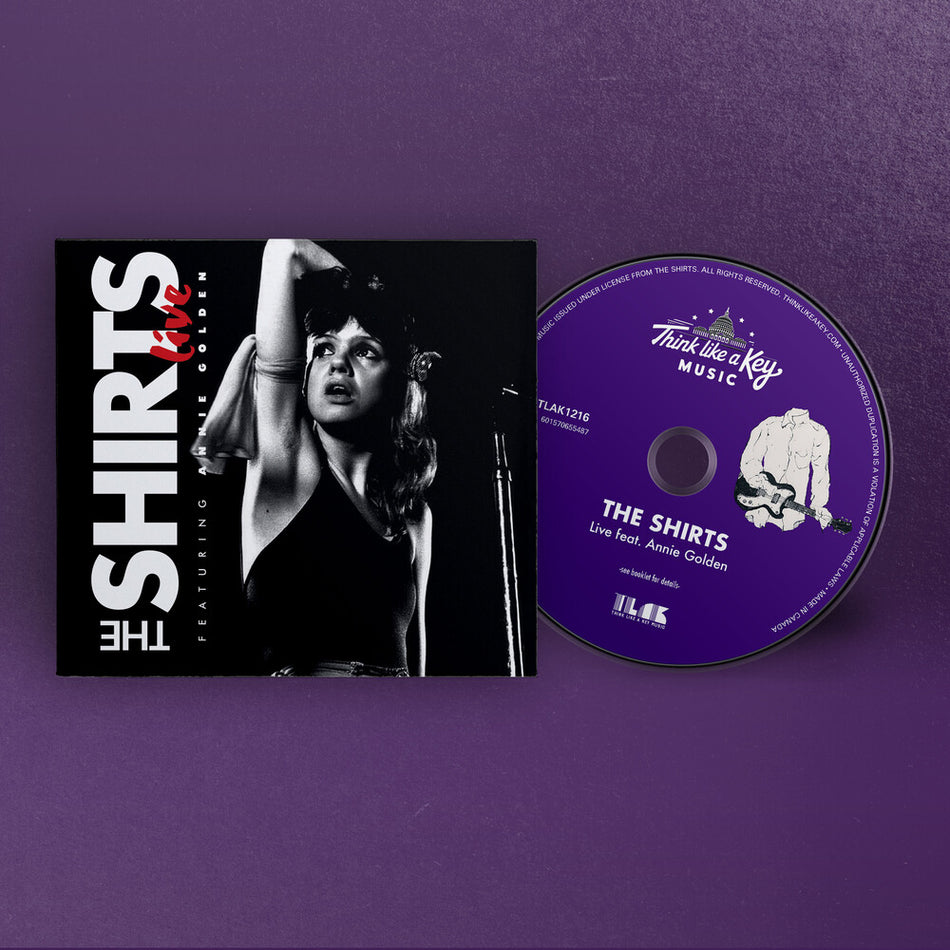 the album cover for Shirts - Live Feat. Annie Golden [With Booklet] [Digipak]
